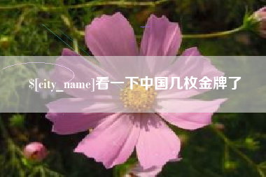 苏州看一下中国几枚金牌了