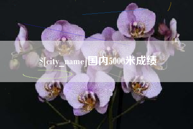 苏州国内5000米成绩