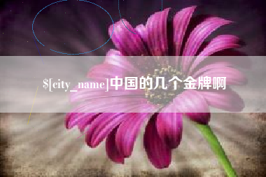苏州中国的几个金牌啊