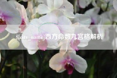苏州西方命数九宫格解析