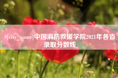苏州中国消防救援学院2021年各省录取分数线