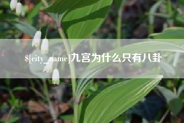 苏州九宫为什么只有八卦