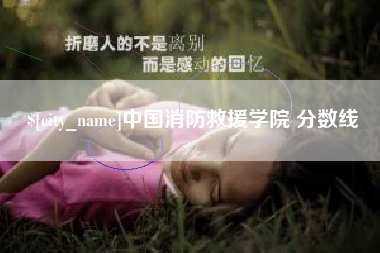 苏州中国消防救援学院 分数线