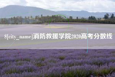 苏州消防救援学院2020高考分数线