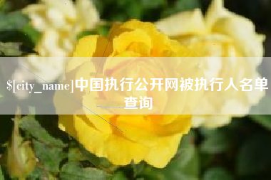 苏州中国执行公开网被执行人名单查询