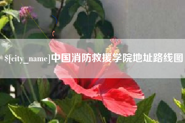 苏州中国消防救援学院地址路线图