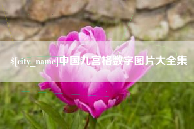 苏州中国九宫格数字图片大全集
