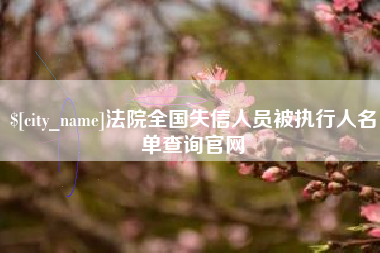 苏州法院全国失信人员被执行人名单查询官网