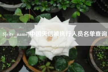 苏州中国失信被执行人员名单查询