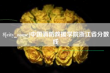 苏州中国消防救援学院浙江省分数线