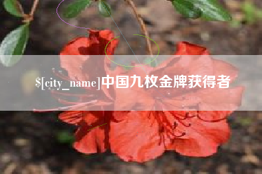 苏州中国九枚金牌获得者