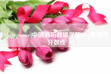 苏州中国消防救援学院2021年招生分数线