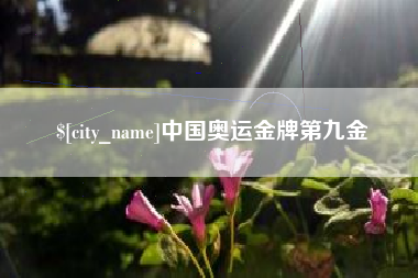 苏州中国奥运金牌第九金