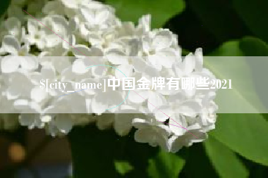 苏州中国金牌有哪些2021