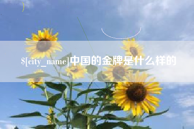 苏州中国的金牌是什么样的